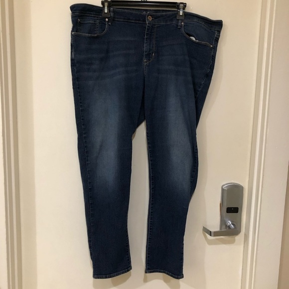 Signature by Levi’s Modern Slim Blue Jeans Size 22M - Picture 1 of 9